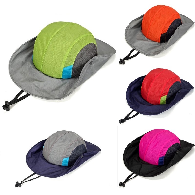 Wide Brim Outdoor Fishing Cap Bucket Hat