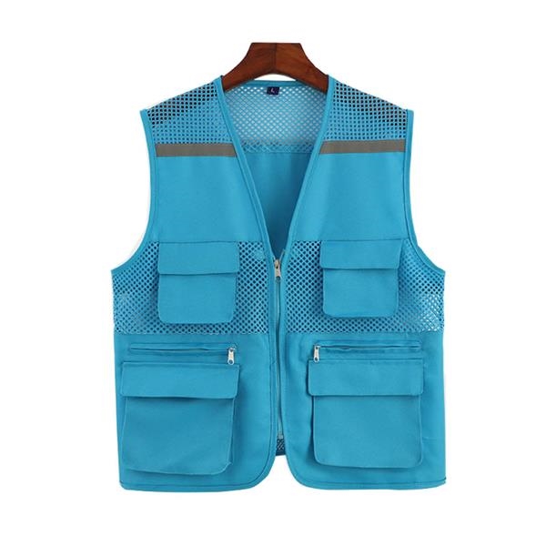 Unisex Reflective Multi-pockets Work Vest