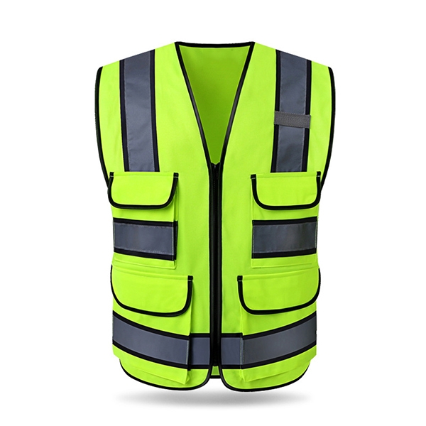 Hi Vis Reflective Safety Vest W/ Pockets