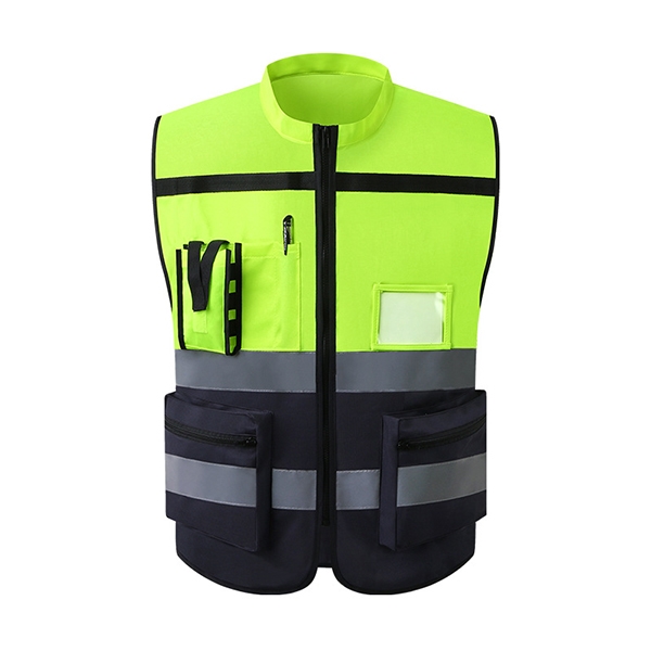 Hi Vis Reflective Safety Vest W/ Pockets