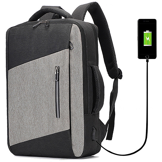 Durable Laptops Bag Backpack w/ USB Charging Port