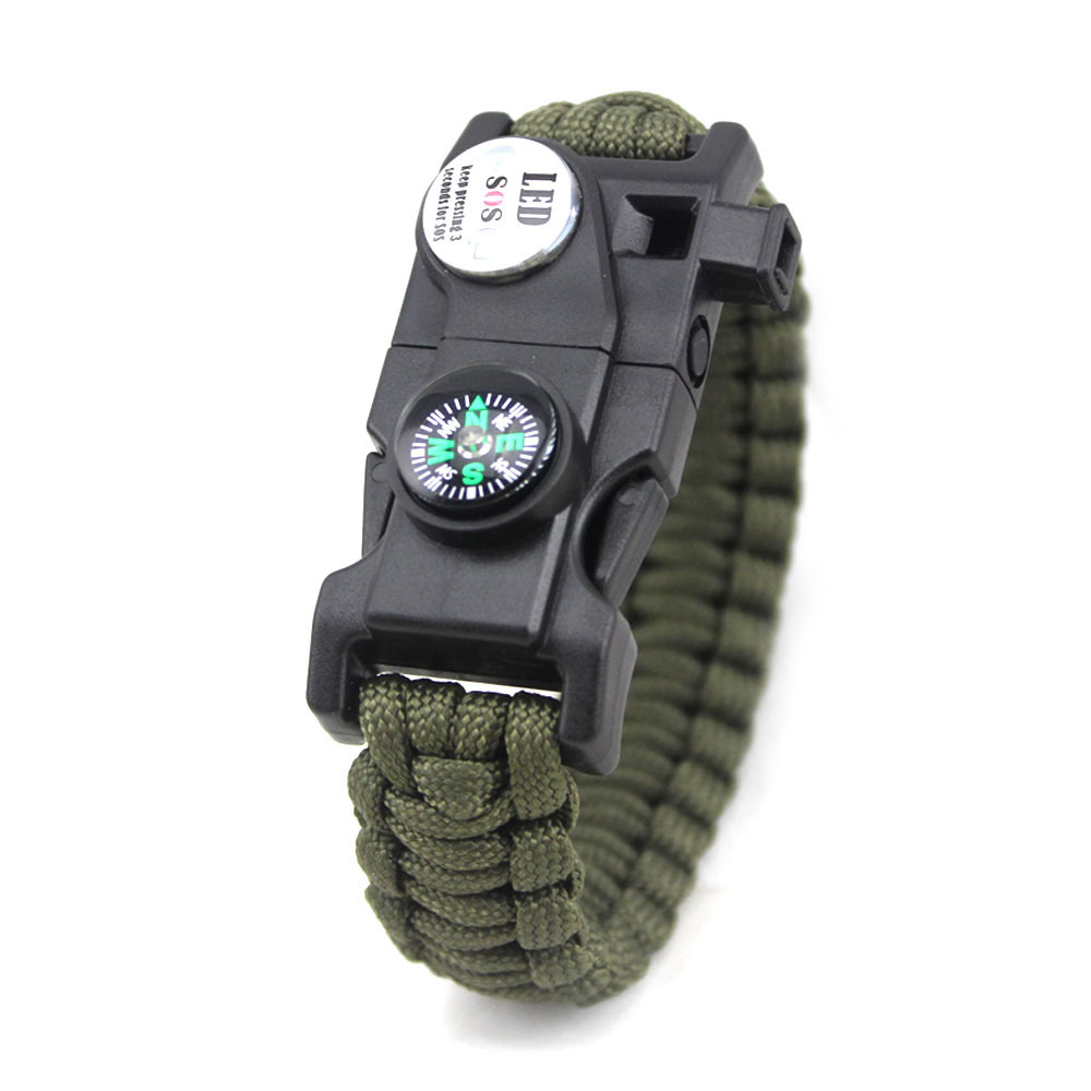 Paracord Bracelets with Waterproof SOS Light
