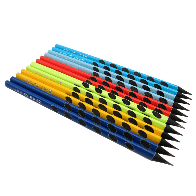 Wood Pencil  Fluorescent Colorful Round Pencils