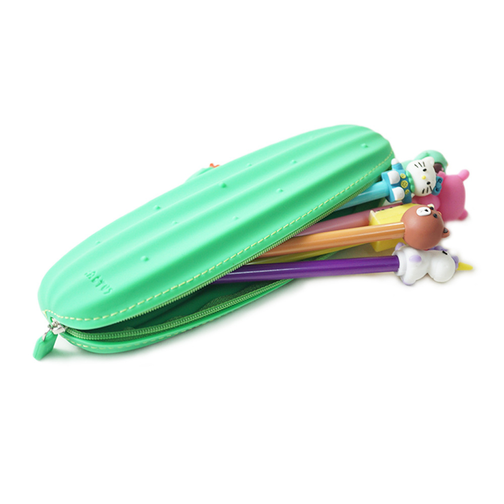 Cute Pencil Case, Cute Lovely  Pencil Box, Silicone Pencil Bag,