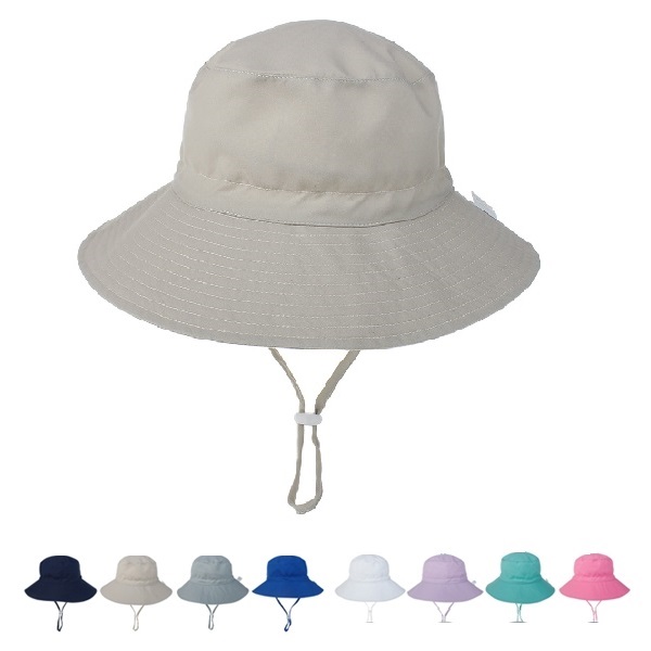 Adjustable Toddler Sun Hat W/Wide Brim