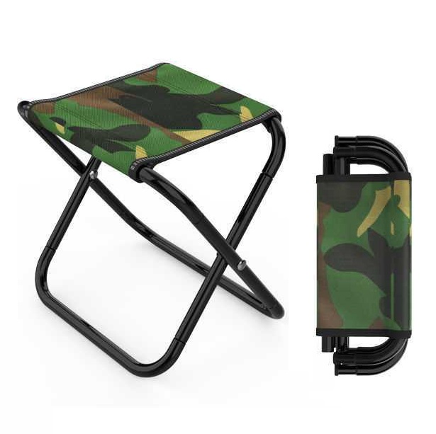 Camouflage Lightweight Folding Camping Stool
