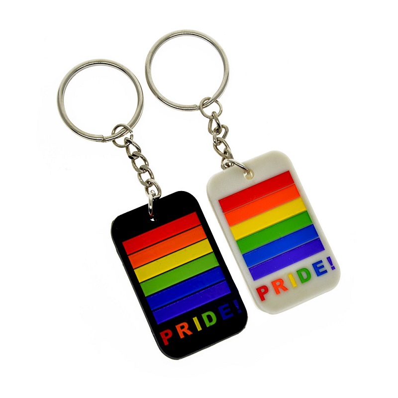 Rainbow LGBT Gay Pride Key Chains